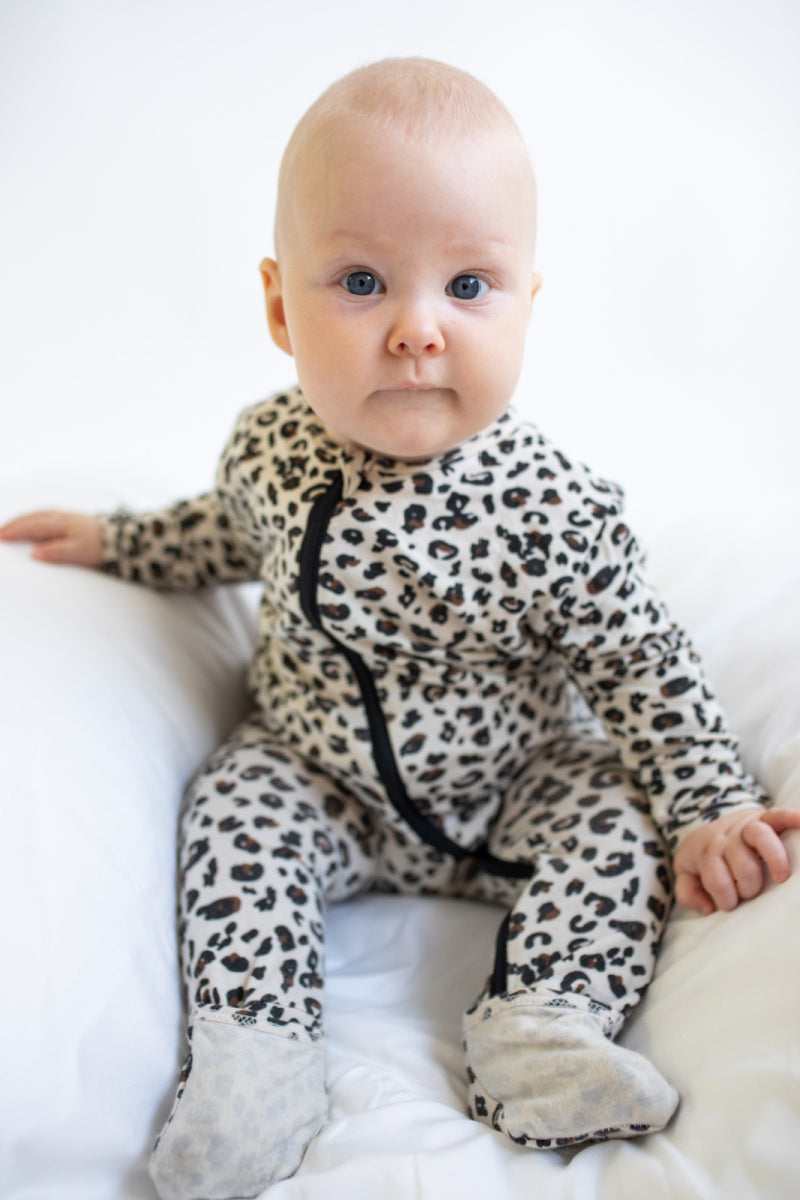 Beluga Baby x Tiny Button Zippered Romper Collab