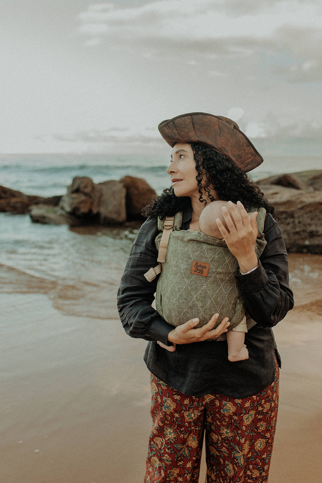 Phoenix Green Gem Cove Baby Carrier - LoveHeld Collab