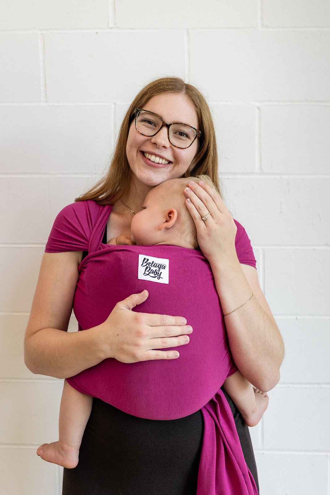 The Raspberry Glow - Magenta - Beluga Baby Carriers