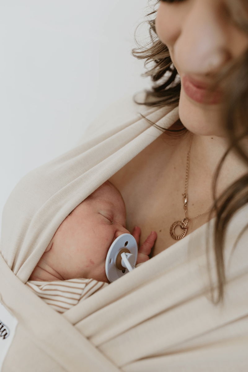 The Simone Beluga Wrap - Oat - Beluga Baby Carriers