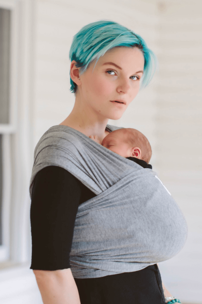 The McKenzie Beluga Wrap - Grey Heather - Beluga Baby Carriers