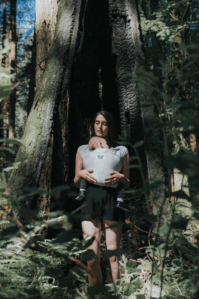 The Rachel Beluga Wrap - Light Grey Heather - Beluga Baby Carriers
