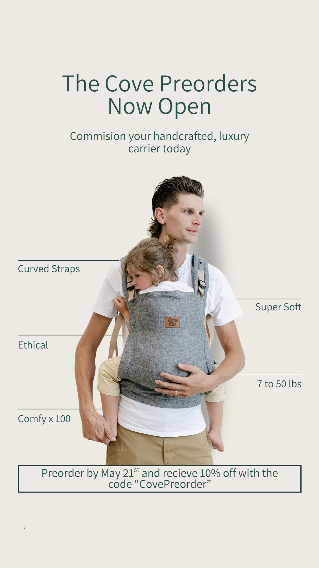 The Cove Baby Carrier Preorders Are Now Open
