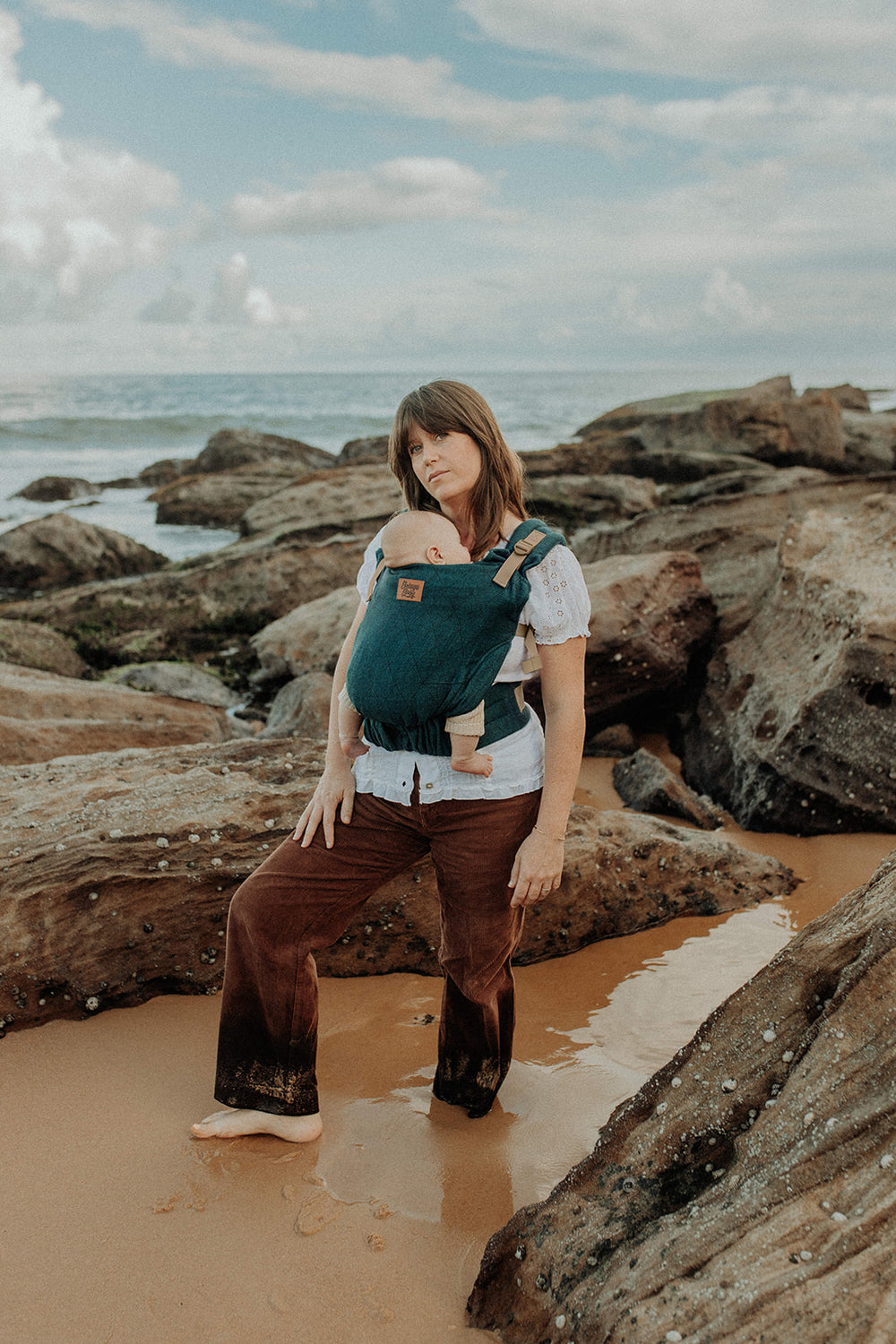 Bryson Teal Gem Cove Baby Carrier