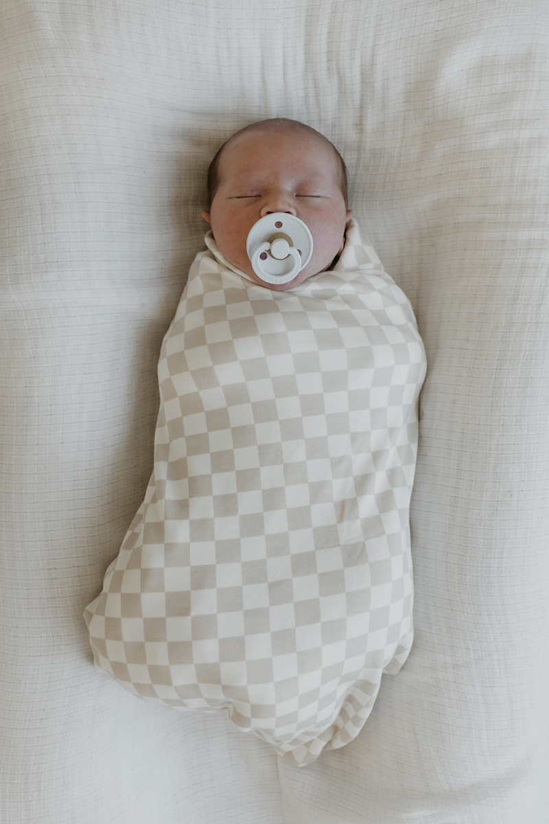 Preorder Checkers Perfect Bamboo Swaddle