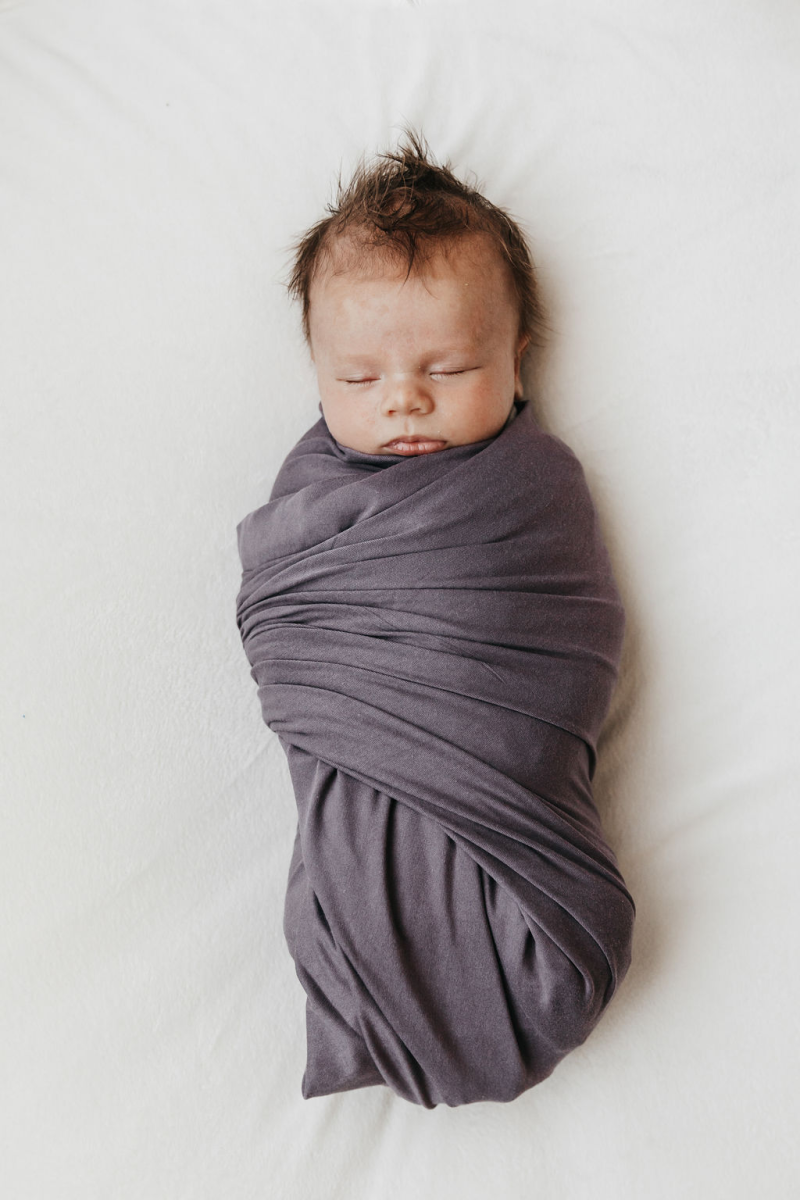 Crater Purple Perfect Bamboo Swaddle