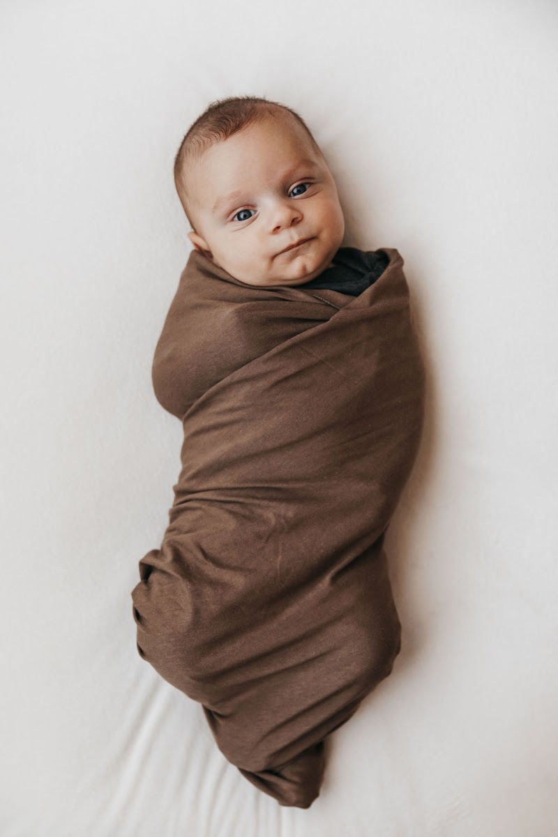 Americano Brown Perfect Bamboo Swaddle