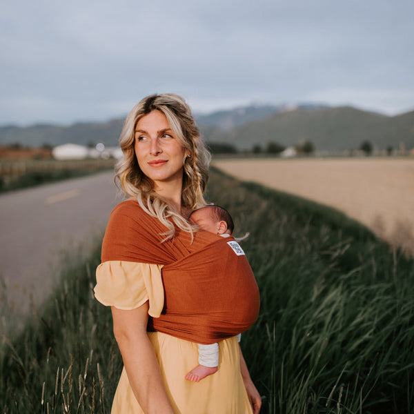 The Jessica Beluga Baby Wrap Green Bamboo Baby Carrier Beluga Baby