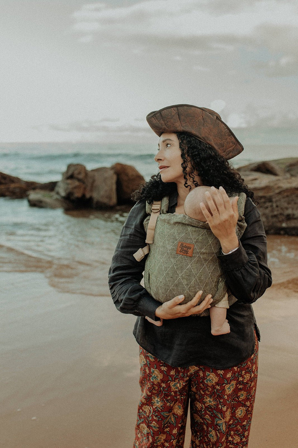 Phoenix Green Gem Cove Baby Carrier - LoveHeld Collab - Beluga Baby Carriers