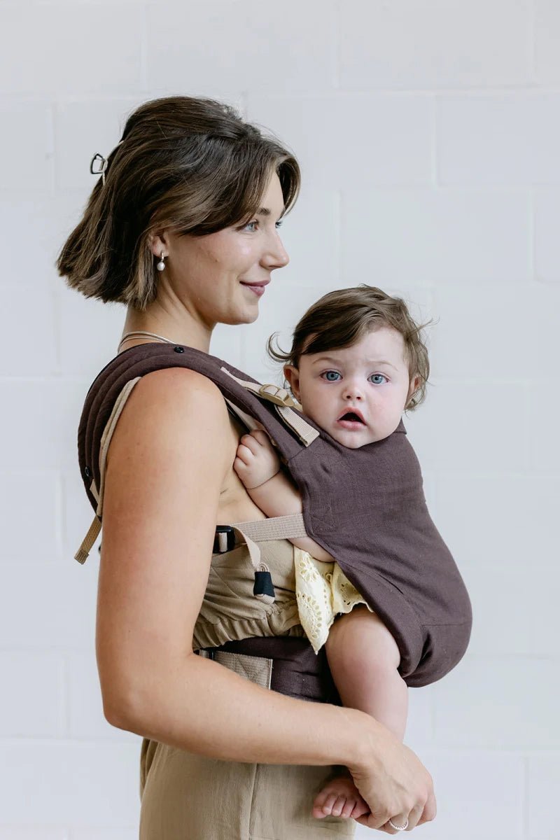 Preorder Mocha - Cove Baby Carrier - Beluga Baby Carriers