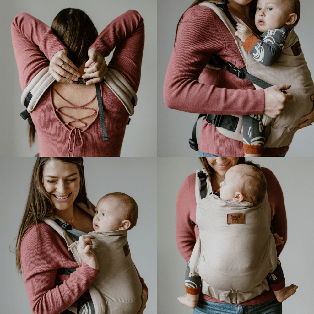 The Beluga Buckle V1 - Grey (Ready To Ship) - Beluga Baby Carriers