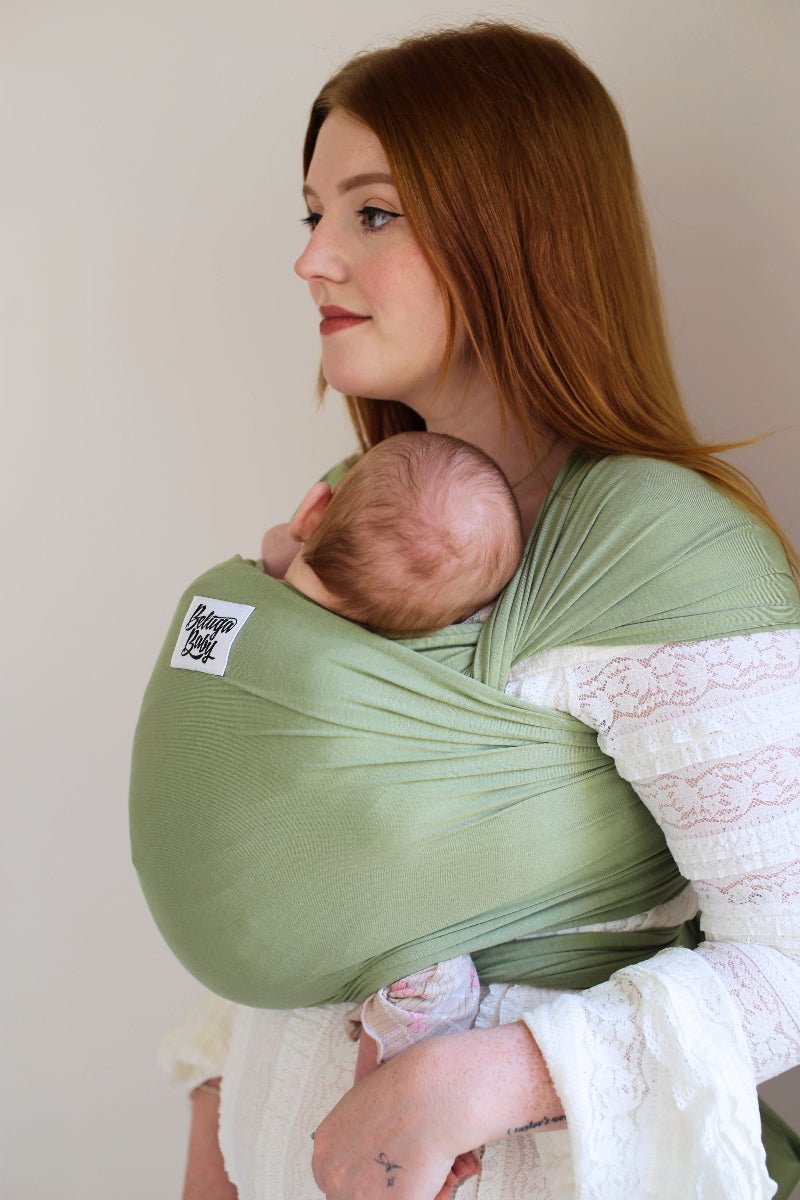 The Matcha Beluga Wrap - Tea Green - Beluga Baby Carriers