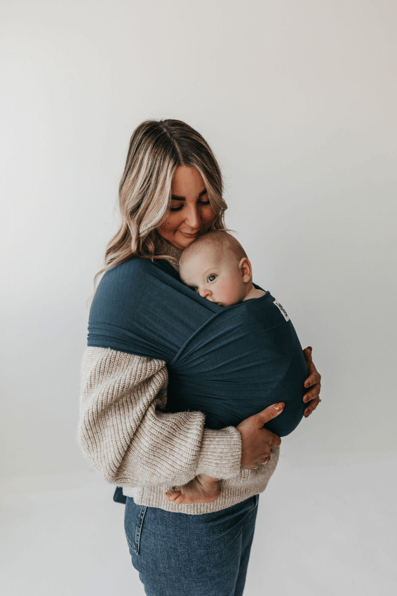 The Saga Beluga Wrap - Ocean Blue - Beluga Baby Carriers
