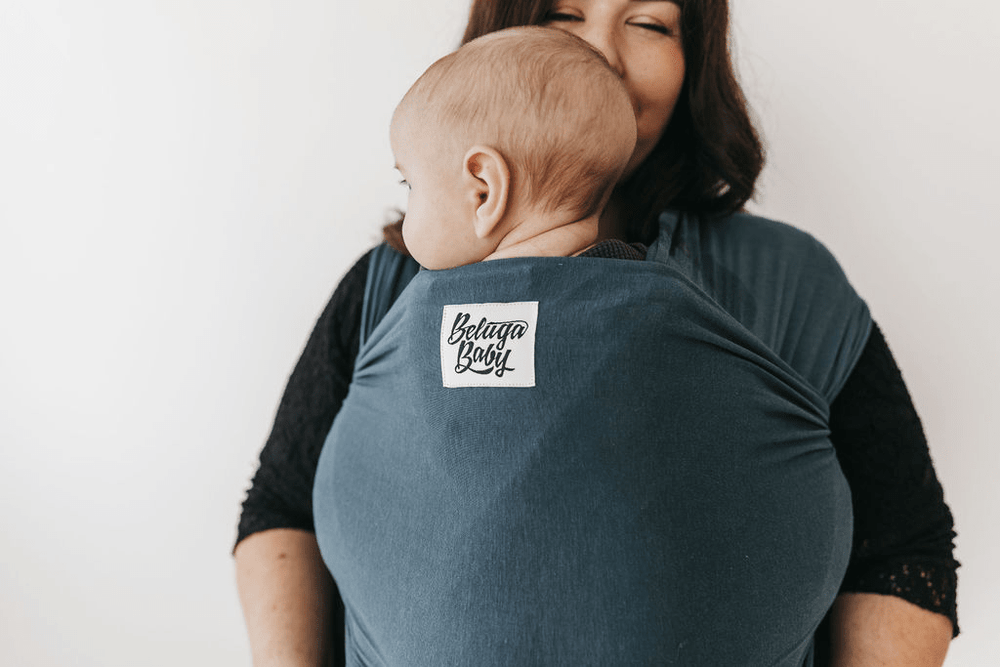 The Saga Beluga Wrap - Ocean Blue - Beluga Baby Carriers