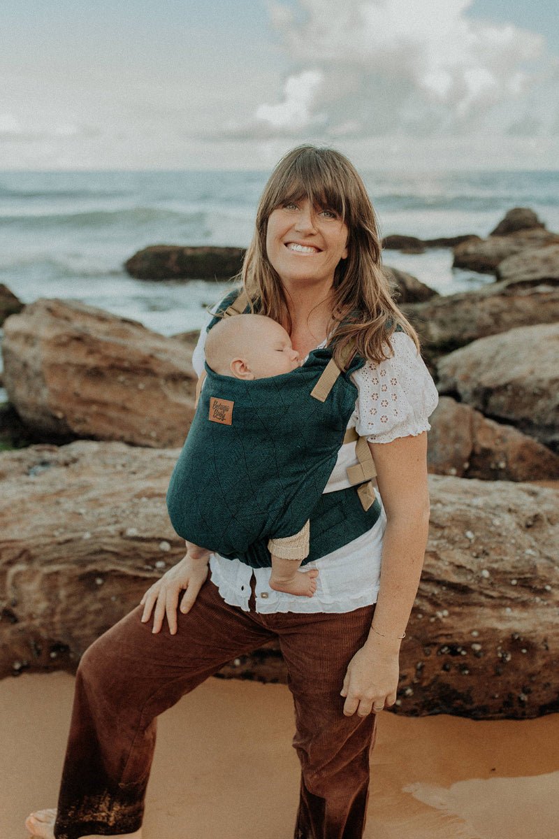 Zuri Teal Gem Cove Baby Carrier - Beluga Baby Carriers