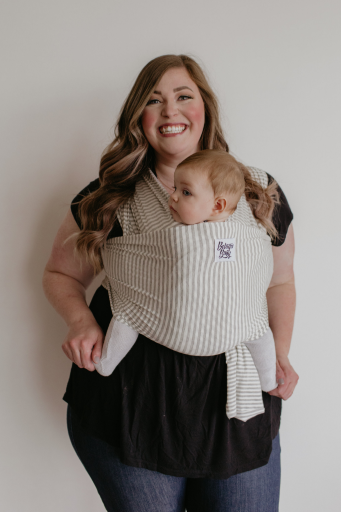 Extra long top baby wrap