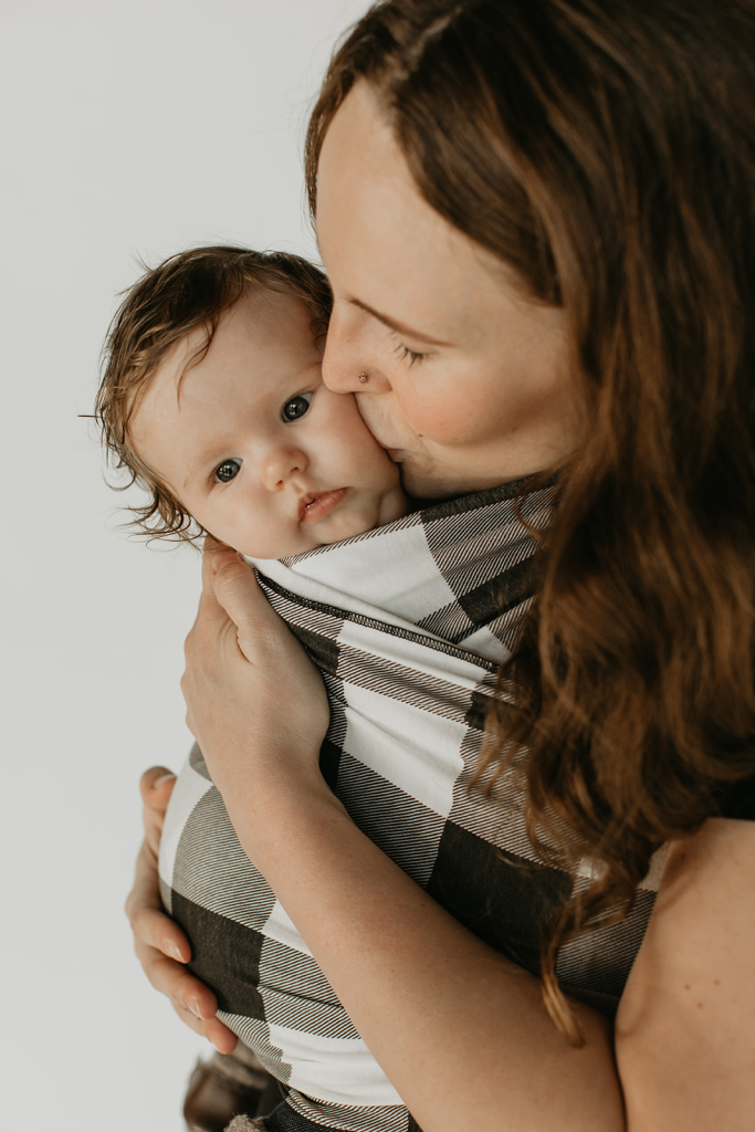 Buffalo plaid baby carrier sales
