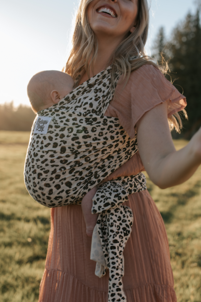 Leopard print discount muslin wrap