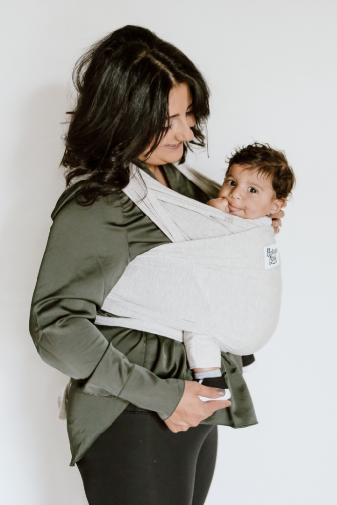 The Rachel Beluga Wrap- Light Grey Heather