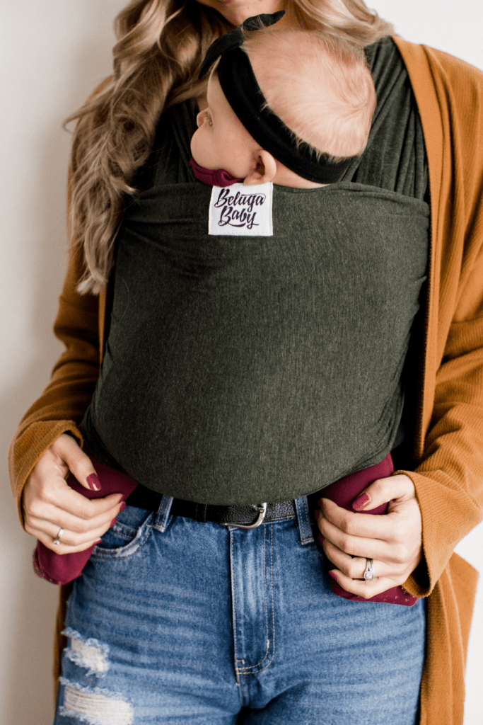 The Jessica Beluga Wrap - Heather Green - Beluga Baby Carriers