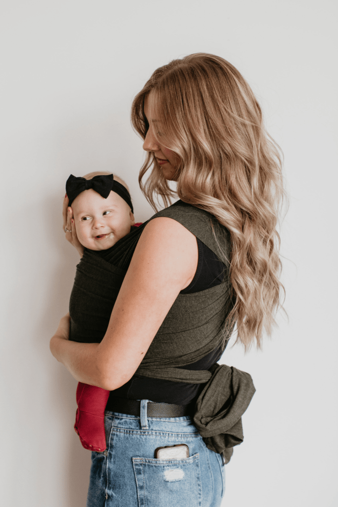 The Jessica Beluga Wrap - Heather Green - Beluga Baby Carriers