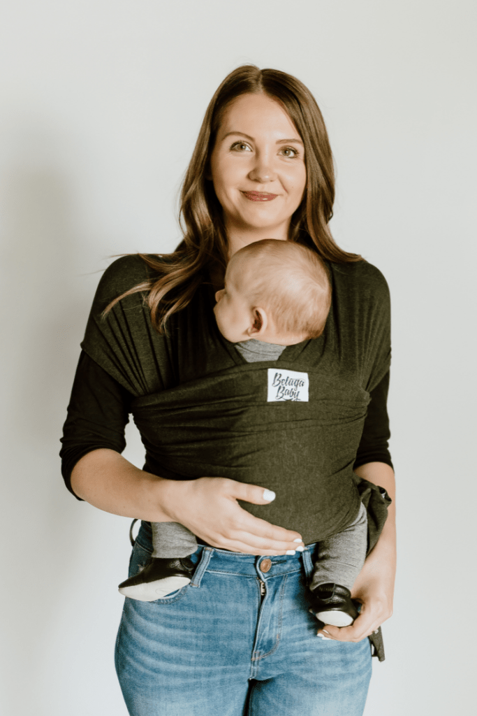 The Jessica Beluga Wrap - Heather Green - Beluga Baby Carriers