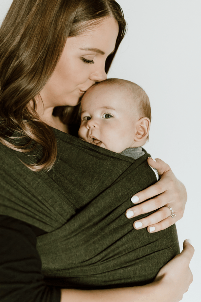 The Jessica Beluga Wrap - Heather Green - Beluga Baby Carriers