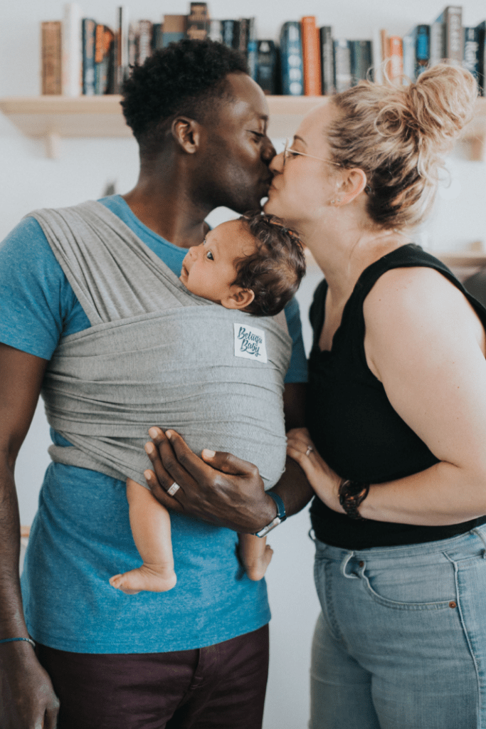 The McKenzie Beluga Wrap - Grey Heather - Beluga Baby Carriers