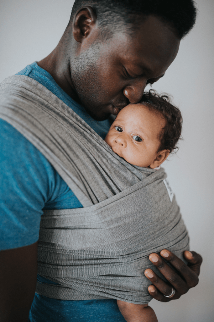 The McKenzie Beluga Wrap - Grey Heather - Beluga Baby Carriers