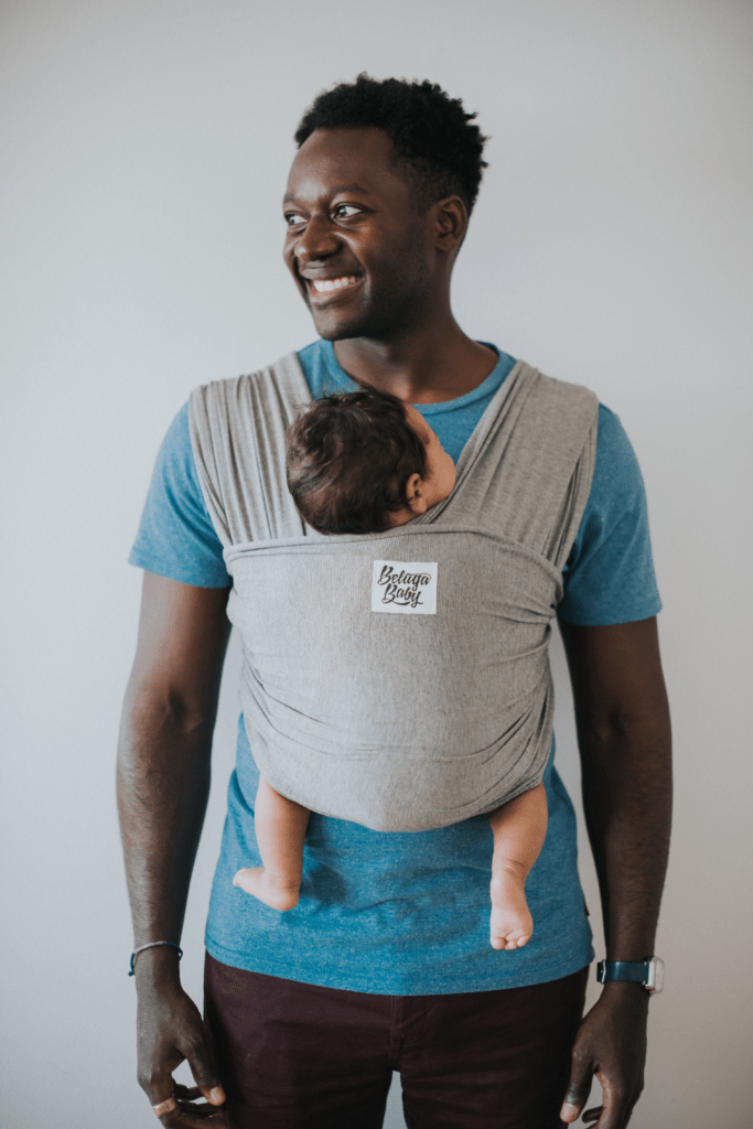 The McKenzie Beluga Wrap - Grey Heather - Beluga Baby Carriers