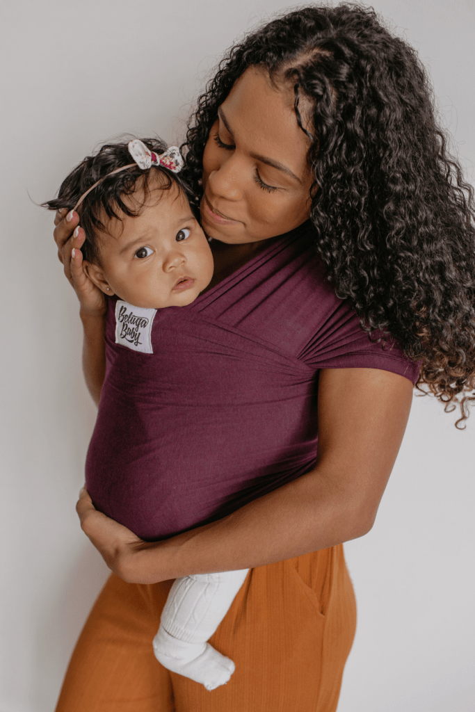 The Ophelia Beluga Wrap - Wine - Beluga Baby Carriers