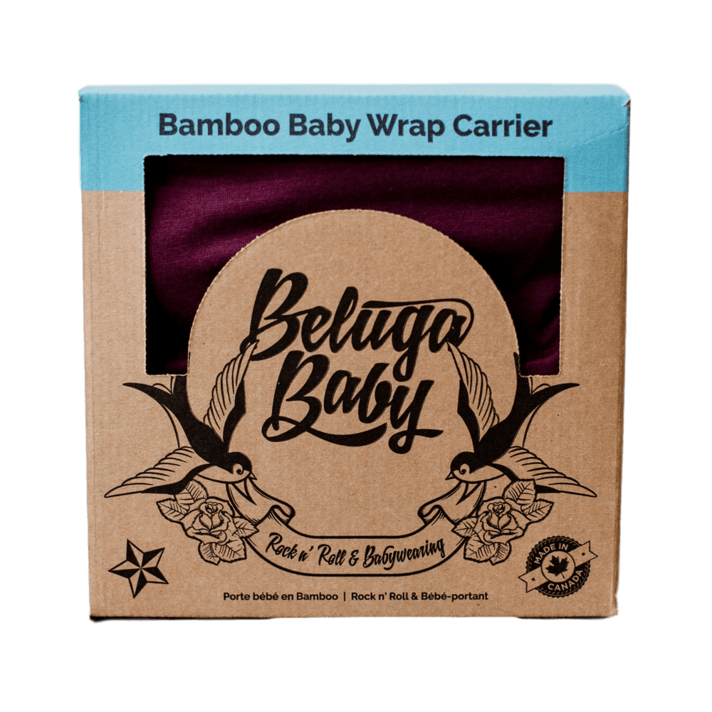 The Ophelia Beluga Wrap - Wine - Beluga Baby Carriers