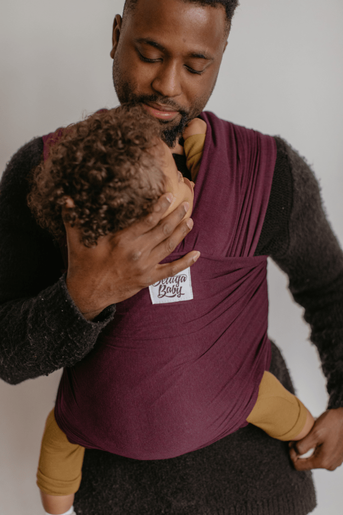 The Ophelia Beluga Wrap - Wine - Beluga Baby Carriers