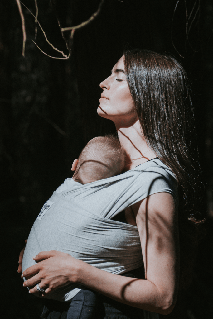 The Rachel Beluga Wrap - Light Grey Heather - Beluga Baby Carriers