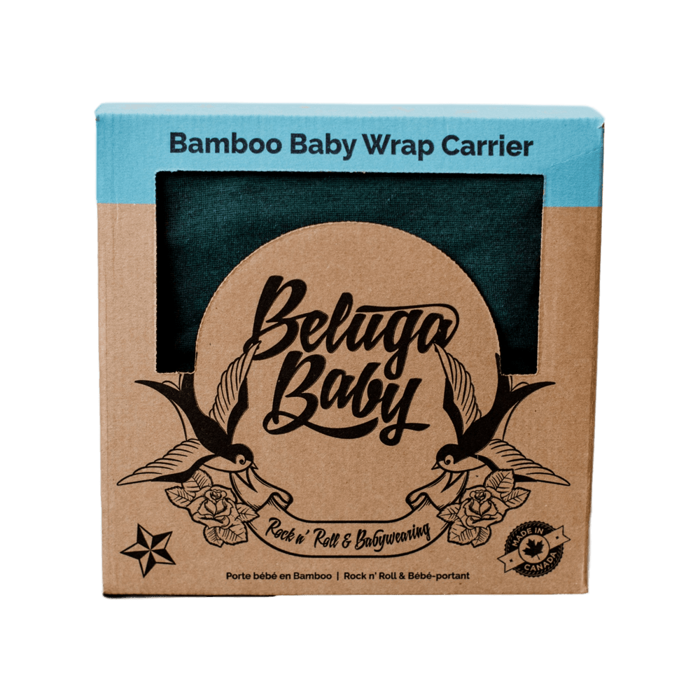 The Spruce Beluga Wrap - Heather Teal - Beluga Baby Carriers